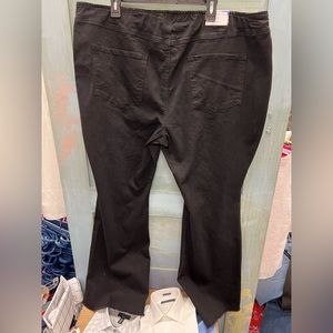 Hi-Rise Flare Black Jeans
